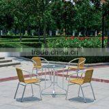 Aluminum With Glass Dining Table for Sales YT40B thumbnail-2