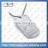 Custom Stamping Silk Printing Brushed ID Pet Stainless Steel Dog Tag thumbnail-3