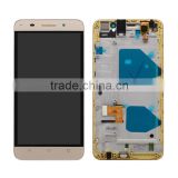 Original Genuine LCD Screen With Digitizer And Frame Assembly For Huawei Honor 4X - Gold