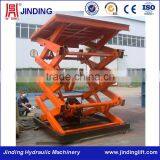 Stationary fixed hydraulic scissor lift elevator equipment with good price