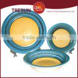 Round Shape 18pcs Handpainted Ceramic Dinnerware/stoneware Dinnerset Tableware Made in China thumbnail-4