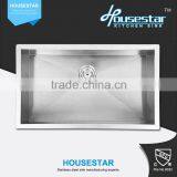 Undermount Single Handmade Stainless Steel Single Kitchen Sink thumbnail-1