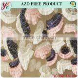 Fashion Irregular Wholesale Sequin Fabric Color Short Tasse Net Sequin Embroidery