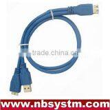 3.0 USB Y Cable A Female Plug to A Male Plug + Micro B Male Plug