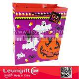 Halloween Gift Bag Varnishing Medium Bag With PP String and Tag