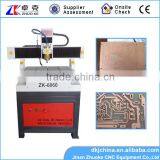 Cheap PCB CNC Router 600*600*100mm With 1.5KW Spindle&Linear Round Guide Rail ZK-6060 thumbnail-1
