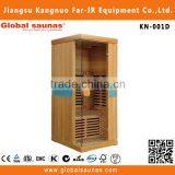 Far Infrared Solar Outdoor Wooden Bath Barrel Sauna Steam Room KN-001D thumbnail-1