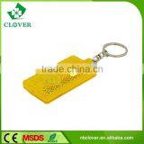 PS Material 1 LED Popular Design Plastic Keychain Flashlight thumbnail-2