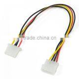 4 Pin Molex Male Connector to 4 Pin Molex Female Connector Power/Extension Cable for Powering Drives