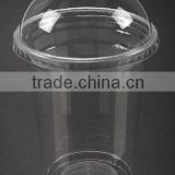 16oz Disposable PET Plastic Clear Smoothie Cup With Lid