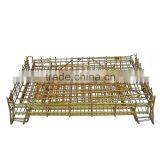 Express Spot Welding Spiral Hinge Foldable Can the Foot High Pile Steel Storage Containers thumbnail-4