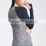 Girs Plain Nylon and Spandex Sport Wholesale Custom Make Women Sport Clothing Yoga Fitness Wear Wholesale thumbnail-2