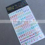 Self Adhesive Fabric Sticker,alphabet Sticker,resin Sticker thumbnail-2