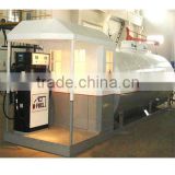 Pumping machines double walled fuel tank