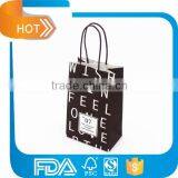 Custom Design Logo Printed Kraft Paper Shopping Bag for Small Product With Handle thumbnail-3