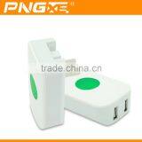 PNGXE factory direct offer wholesale dual port mobile phone usb travel charger