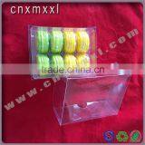 8 Pcs Food Pack Clear Plastic Macaron Box Printed With PET Inner Food Trays Food Industrial Use and Grade Plastic Type 5 Macaron thumbnail-4