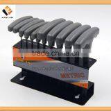10Pcs Metric T-handle Hex Key Wrench Set T Bar Handle