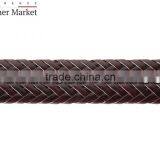 Leather Braided Belt Italian Belts Genuine Leather Florence Leather Fashion thumbnail-5