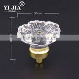 2016 Kids Furniture Hardware Chest of Drawers Glass Flower Handles