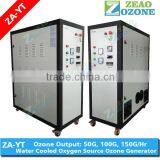 50g 100g large pool water treatment ozone generator with built-in oxygen feeding