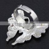 Young Lady Favorite Drip Process Alloy Varied Smart Butterfly Rings thumbnail-6