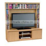 1.60m Plasma Entertainment Unit With Beech Finish thumbnail-1
