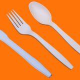 100% Biodegradable Cornstarch Tableware Disposable Dinnerware Cutlery  Spoon Fork Knife