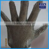 stainless steel butcher chain mail gloves