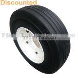 Hot Sale Famous Tyre Manufacturer With Wheels 4.00-8 6.00-9 Small Trailer Solid Rubber Tires With Low Price thumbnail-1