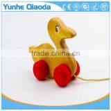 Pull Along Duck Baby Toy Classic Wooden Construction for Hours of Fun thumbnail-6
