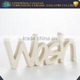 "WOSH"shape Sign Board Design With Distressing Methods thumbnail-1