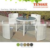 Luxury Wicker Patio Indoor Outdoor Dinner Table Furniture set