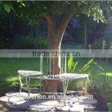 Iron Half Round Tree Bench Garden Bench thumbnail-3