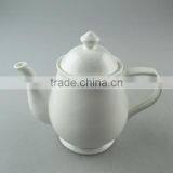White Ceramic Teapot for Tea/milk/daily Use in Stock thumbnail-1
