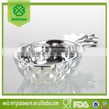 Top Grade Electroplate Silver Color Ceramics Pineapple Salod Bowl thumbnail-1