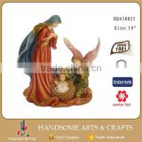 Resin Holy Familay Statue with Angel