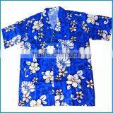 Cotton Short Sleeve Fit-cutted Hawaiian Shirts thumbnail-1