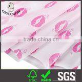 Gift Pink Tissue Paper With Gold Logo on thumbnail-2