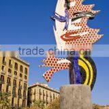 Theme Park Statue Metal Craft Stainless Steel Modern Sculpture thumbnail-1