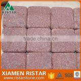 Wholesale Chinese Red Porphyry Cube Stone Paving Stone thumbnail-1