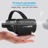 VR Headset With 3D Glasses VR Box With Remote Control V6 42mm Lenses 4.5 - 6 Inch thumbnail-2