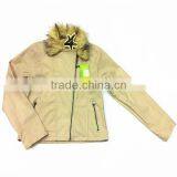 2015 New Fashion PU Leather Rabbit Fur Jacket thumbnail-1