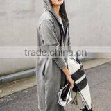 Plus Size Long Sleeve Loose Hoodie Coat Women Hooded Jacket Wholesale thumbnail-3