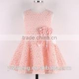 New summer lace casual lovely little party dress baby wear flower skirt