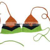 100% Cotton Summer Hot Extreme Sexy Yong Girl Bikini Crochet Beach Wear thumbnail-4
