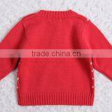 Latest Design Child Winter Sweater Cotton Toddler Girl Pullover thumbnail-2