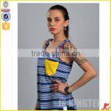 Low Neck Sexy Strip Tank Top Women thumbnail-2