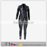 2017 Latest Fashion Top Design Women Sports Wear Slim Clothing Black And White Color Yoga Sets Two Pieces thumbnail-1