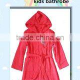 Wholesale Embroidery Design Cotton Terry Custom Kids Bathrobe With Hood thumbnail-3